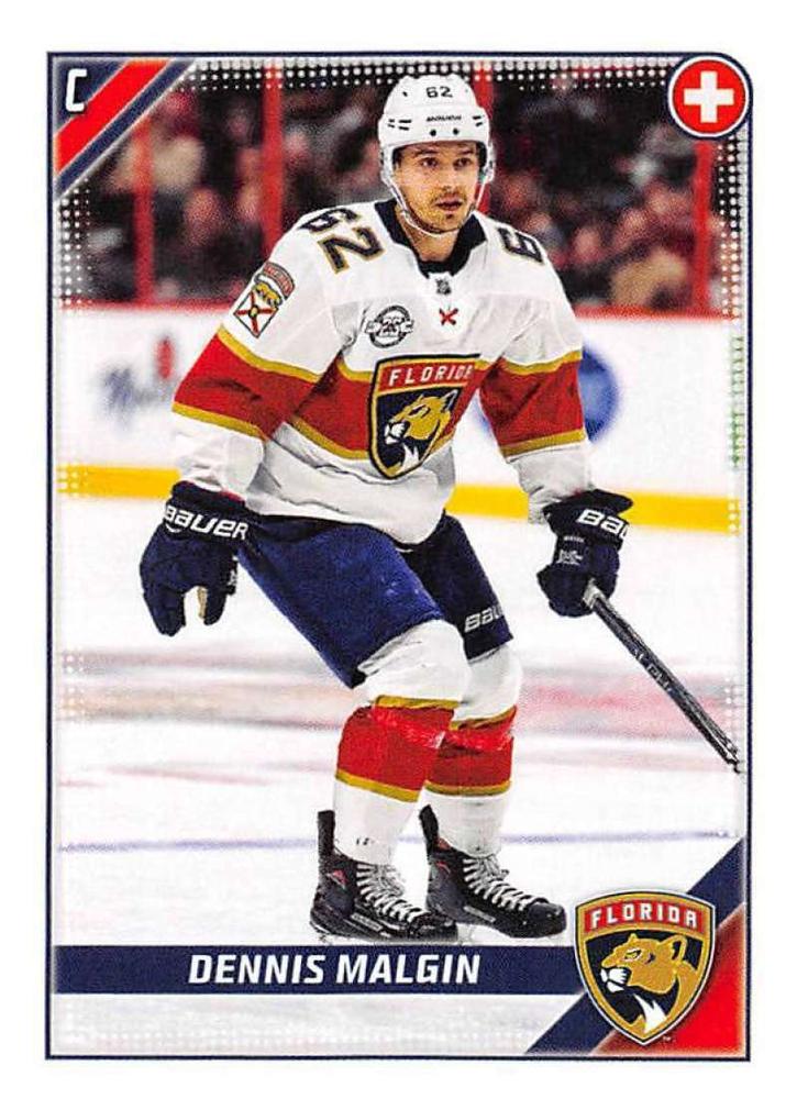 Denis Malgin #221 Florida Panthers | 2019-20 Topps NHL Sticker Collection