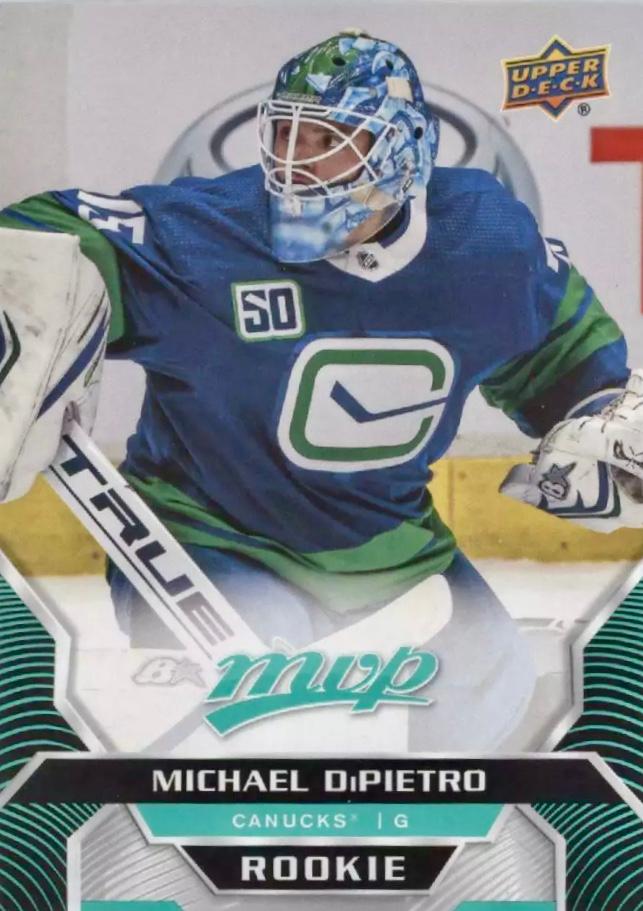 Michael DiPietro Rookie #221 Vancouver Canucks | 2020-21 Upper Deck MVP