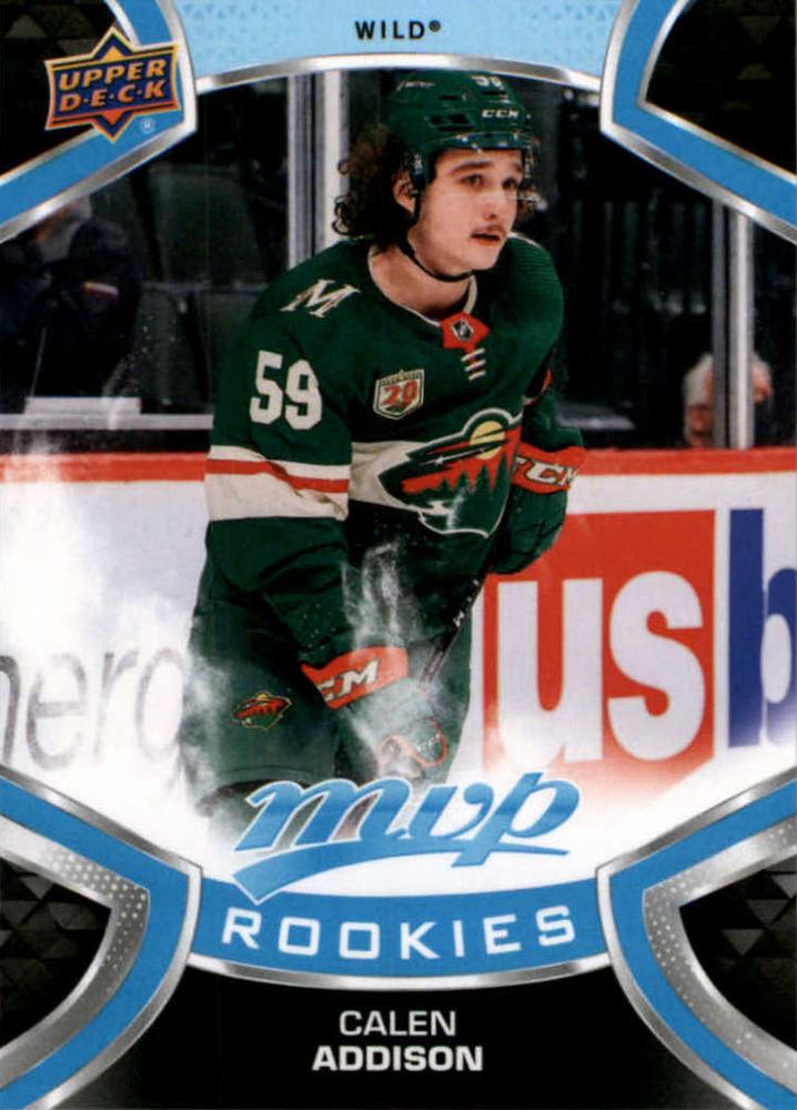 Calen Addison Rookie #221 Minnesota Wild | 2021-22 Upper Deck MVP