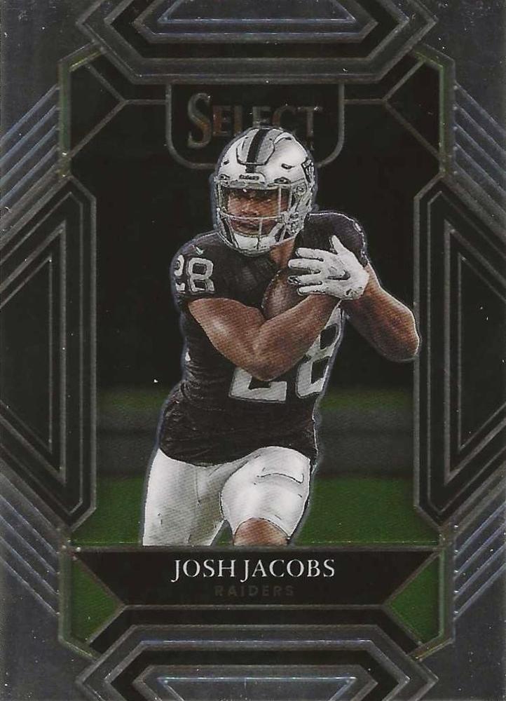 Josh Jacobs #221 Las Vegas Raiders | 2021 Panini Select |  | NFL Football