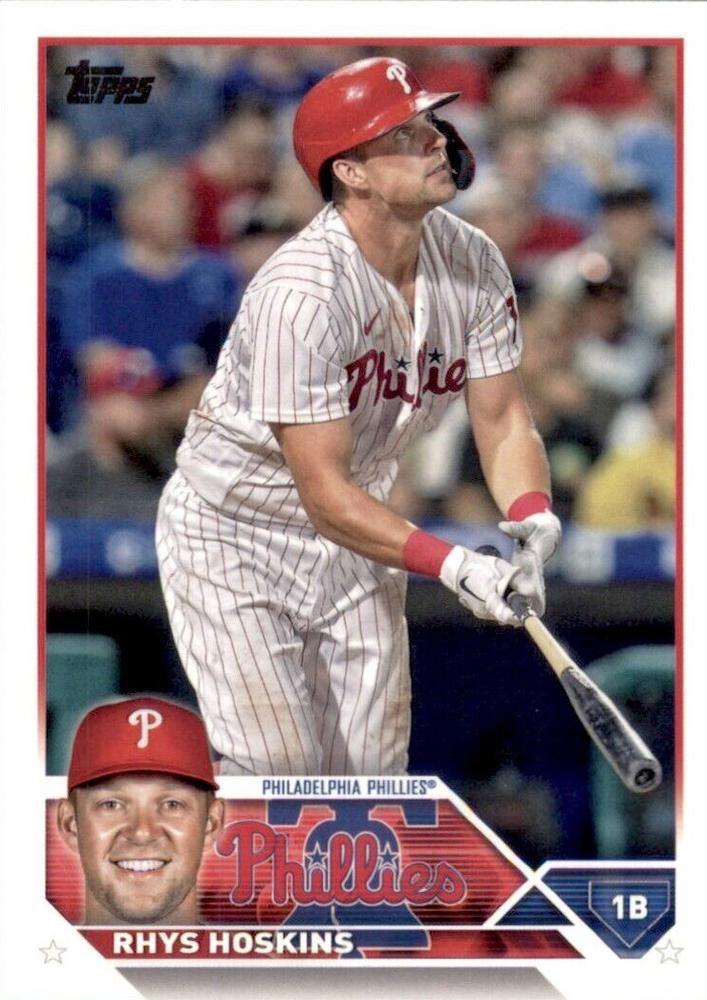Rhys Hoskins #221 Philadelphia Phillies | 2023 Topps