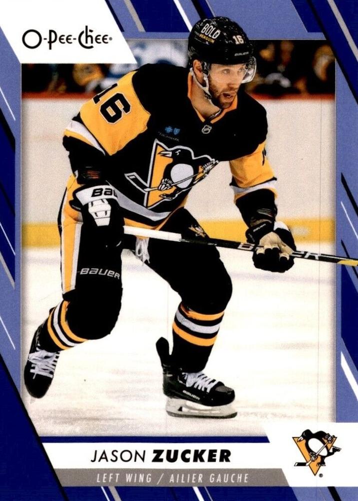 Jason Zucker #221 Pittsburgh Penguins | 2023-24 O-Pee-Chee Blue Border