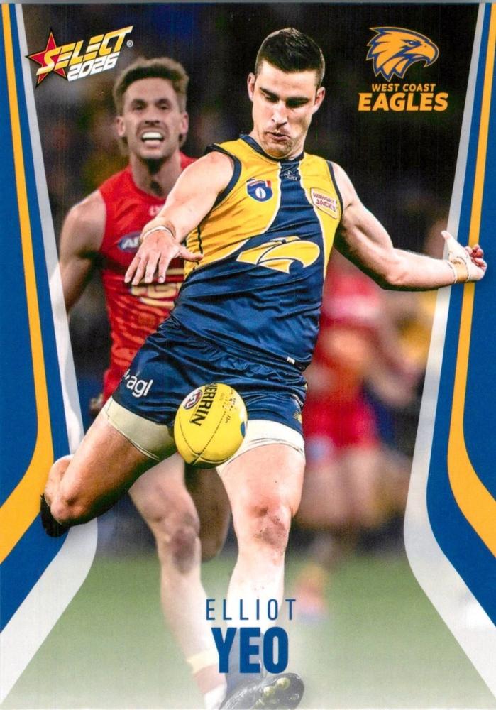 Elliot Yeo #221 West Coast Eagles | 2026 Select AFL Footy Stars
