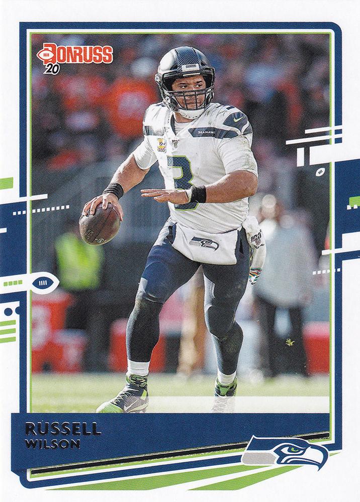 Russell Wilson #222 Seattle Seahawks | 2020 Panini Donruss | NFL Football