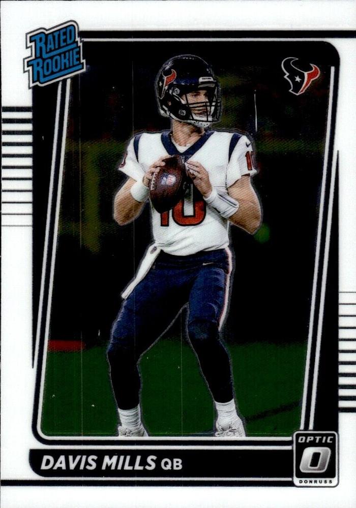 Davis Mills #222 Houston Texans | 2021 Donruss Optic | NFL Football