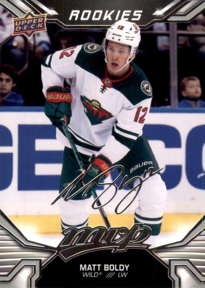 Matt Boldy Rookie #222 Minnesota Wild | 2022-23 Upper Deck MVP Silver Script