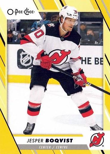 Jesper Boqvist #222 New Jersey Devils | 2023-24 O-Pee-Chee Yellow Border