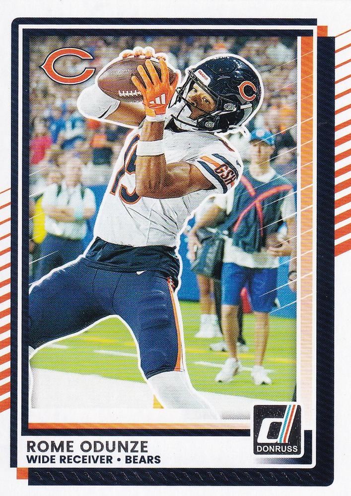 Rome Odunze #222 Chicago Bears | 2025 Donruss | NFL Football