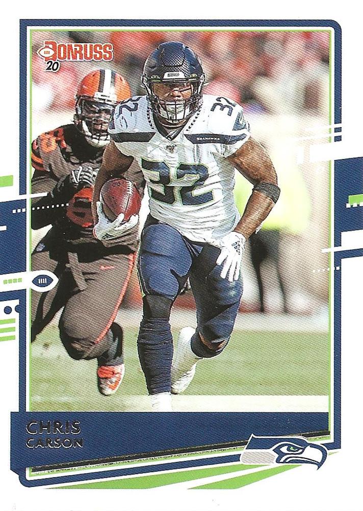 Chris Carson #223 Seattle Seahawks | 2020 Panini Donruss | NFL Football