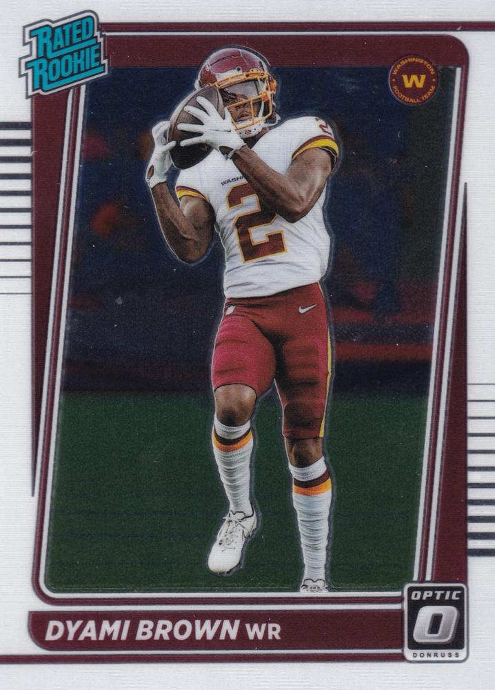 Dyami Brown #223 Washington Football Team | 2021 Donruss Optic | NFL Football