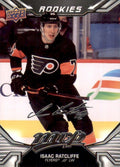 Isaac Ratcliffe Rookie #223 Philadelphia Flyers | 2022-23 Upper Deck MVP Silver Script