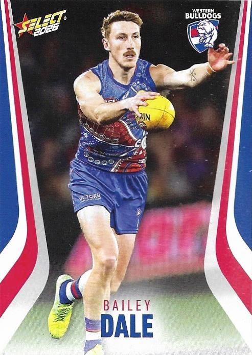 Bailey Dale #223 Western Bulldogs | 2026 Select AFL Footy Stars