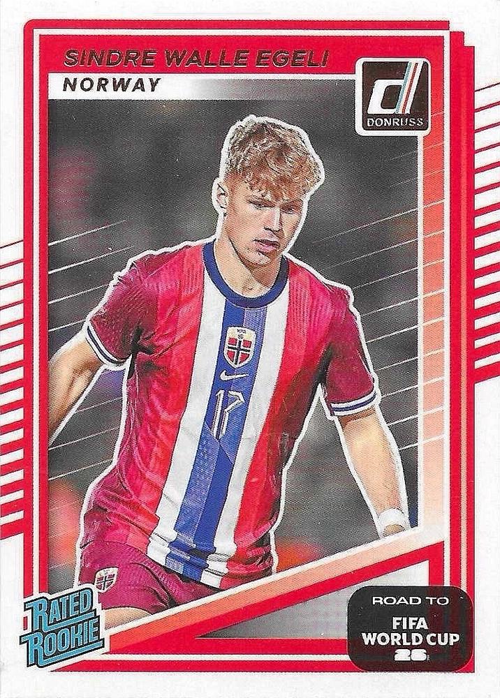 Sindre Walle Egeli #223 Norway | 2025-26 Donruss Road to FIFA World Cup