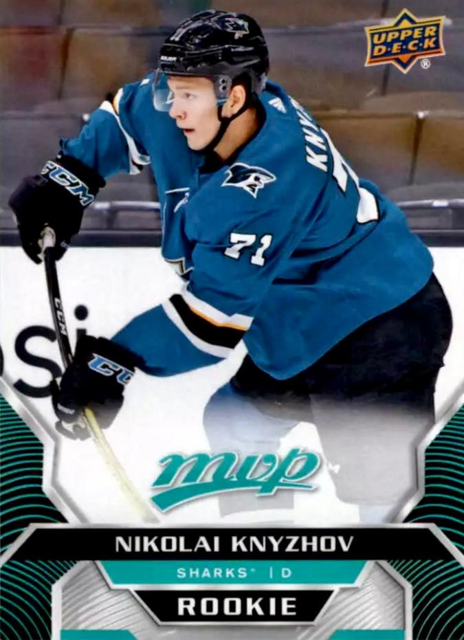 Nikolai Knyzhov Rookie #224 San Jose Sharks | 2020-21 Upper Deck MVP