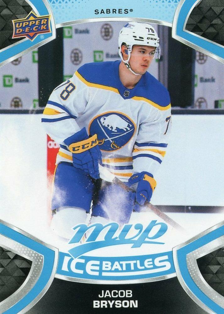 Jacob Bryson Rookie #224 Buffalo Sabres | 2021-22 Upper Deck MVP Ice Battles