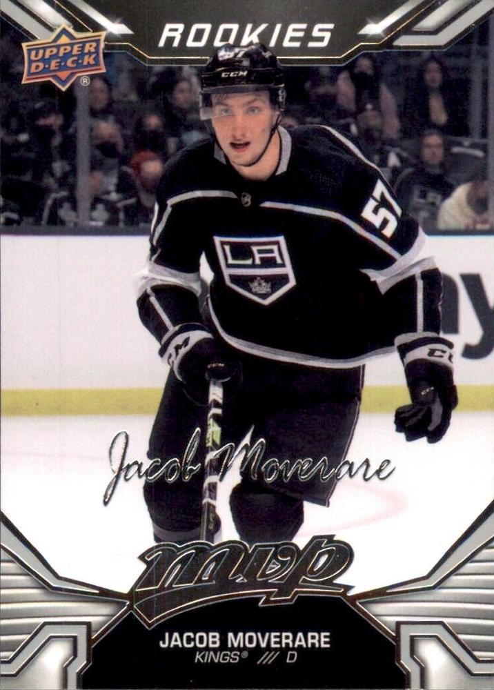 Jacob Moverare Rookie #224 Los Angeles Kings | 2022-23 Upper Deck MVP Silver Script