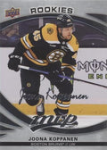 Joona Koppanen Rookie #224 Boston Bruins | 2023-24 Upper Deck MVP Silver Script