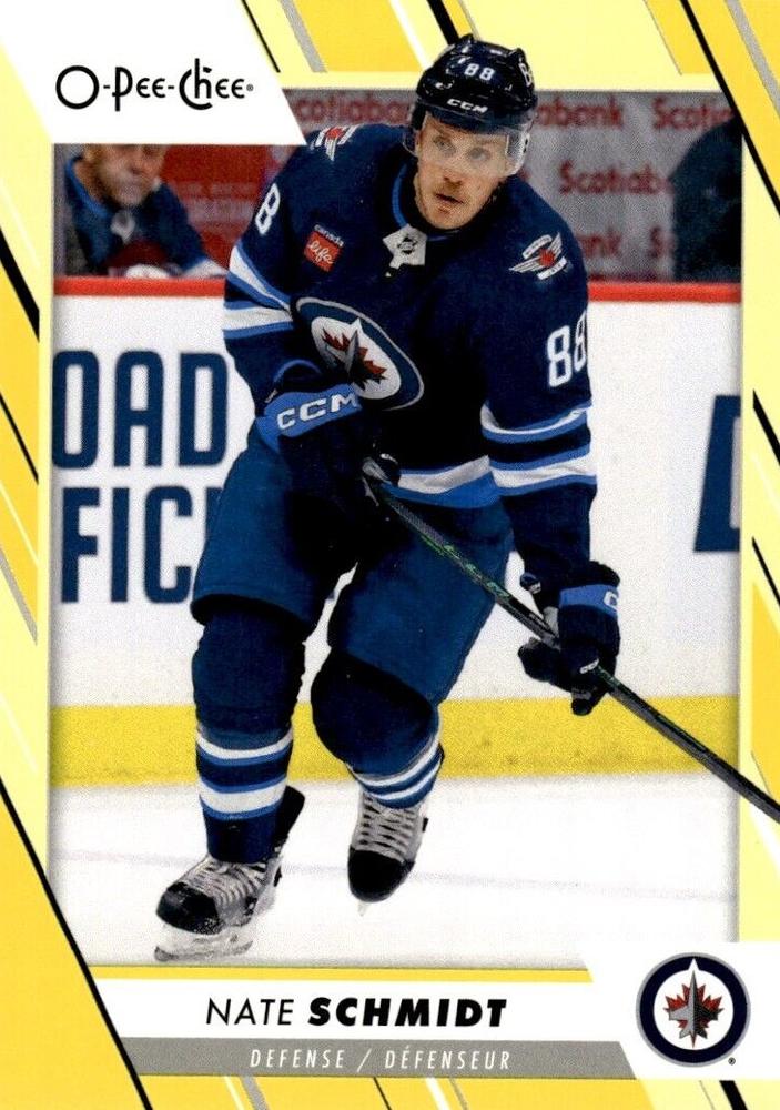 Nate Schmidt #224 Winnipeg Jets | 2023-24 O-Pee-Chee Yellow Border