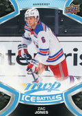 Zac Jones Rookie #225 New York Rangers | 2021-22 Upper Deck MVP Ice Battles