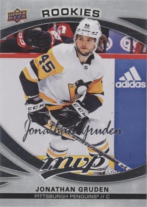 Jonathan Gruden Rookie #225 Pittsburgh Penguins | 2023-24 Upper Deck MVP Silver Script