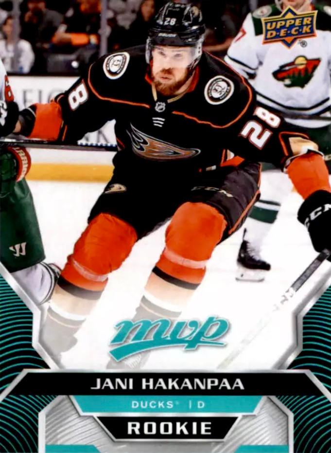 Jani Hakanpaa Rookie #226 Anaheim Ducks | 2020-21 Upper Deck MVP