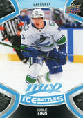 Kole Lind Rookie #226 Vancouver Canucks | 2021-22 Upper Deck MVP Ice Battles