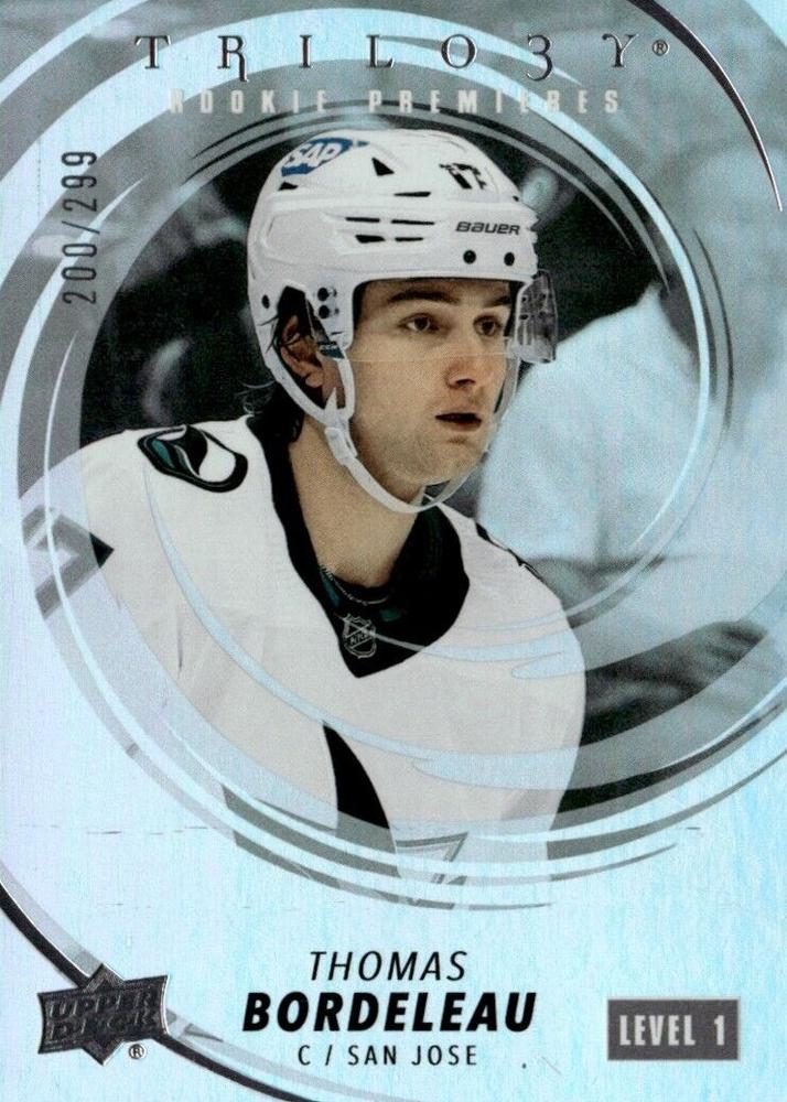 Thomas Bordeleau #226 San Jose Sharks | 2022-23 Upper Deck Trilogy