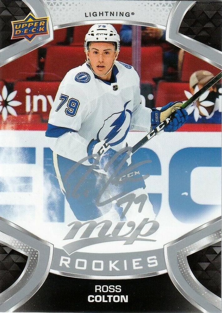 Ross Colton Rookie #227 Tampa Bay Lightning | 2021-22 Upper Deck MVP Silver Script