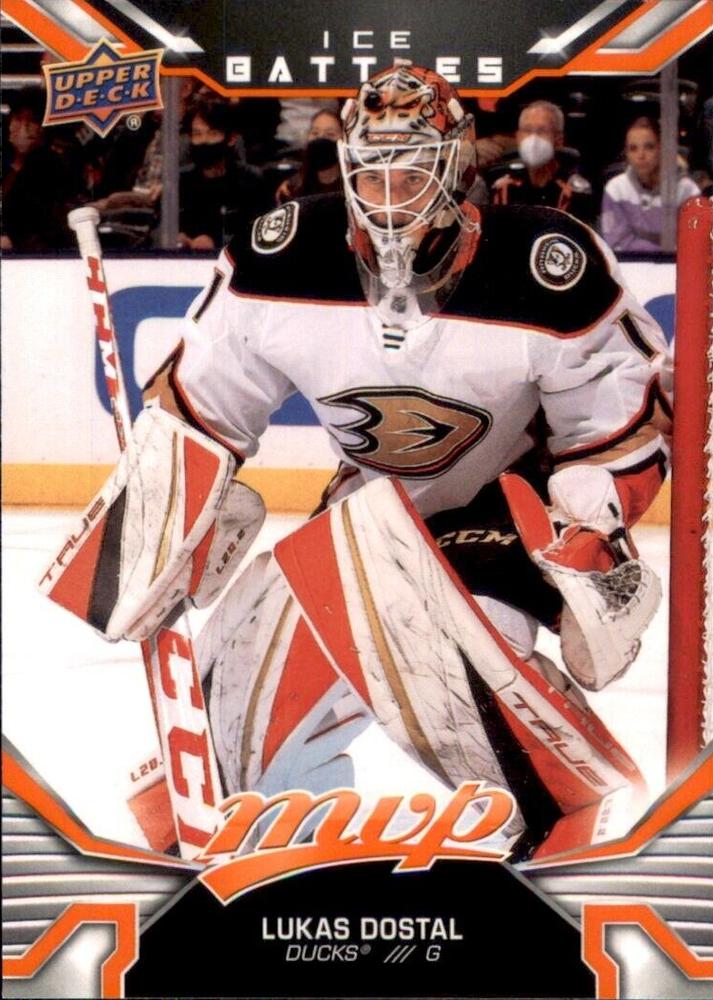 Lukas Dostal Rookie #227 Anaheim Ducks | 2022-23 Upper Deck MVP Ice Battles
