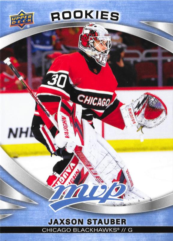 Jaxson Stauber Rookie #227 Chicago Blackhawks | 2023-24 Upper Deck MVP