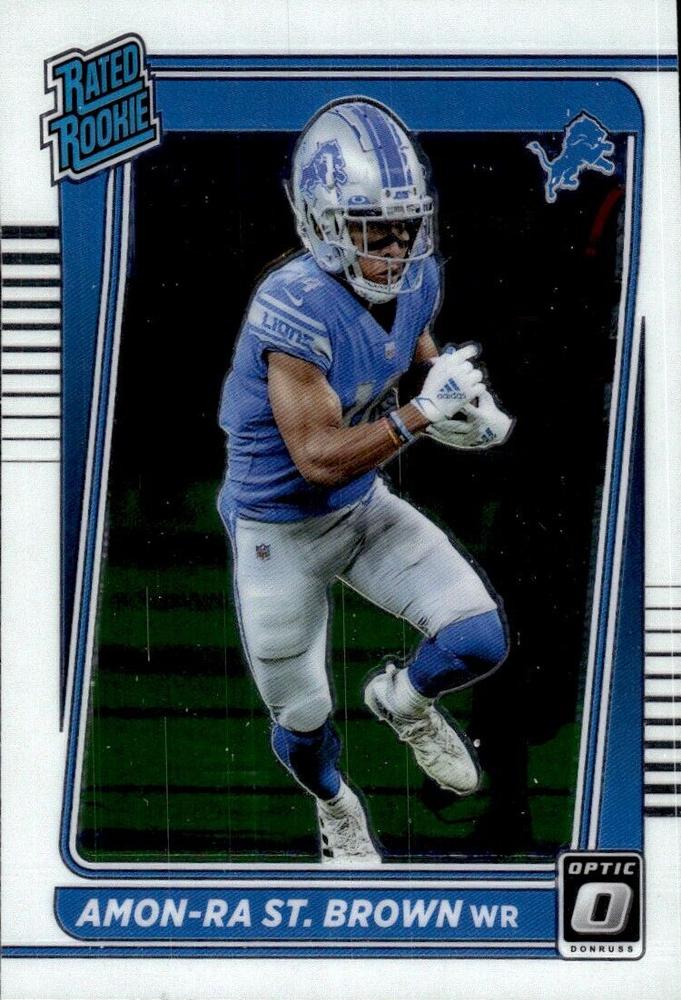 Amon-Ra St. Brown #228 Detroit Lions | 2021 Donruss Optic | NFL Football