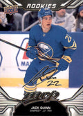 Jack Quinn Rookie #228 Buffalo Sabres | 2022-23 Upper Deck MVP Silver Script