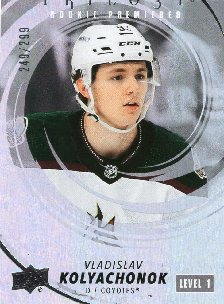 Vladislav Kolyachonok #228 Arizona Coyotes | 2022-23 Upper Deck Trilogy