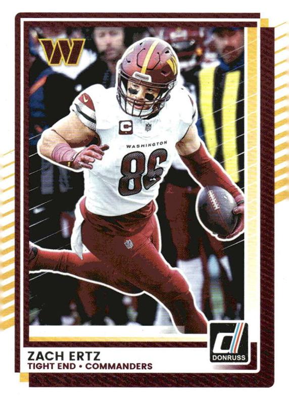 Zach Ertz #228 Washington Commanders | 2025 Donruss | NFL Football