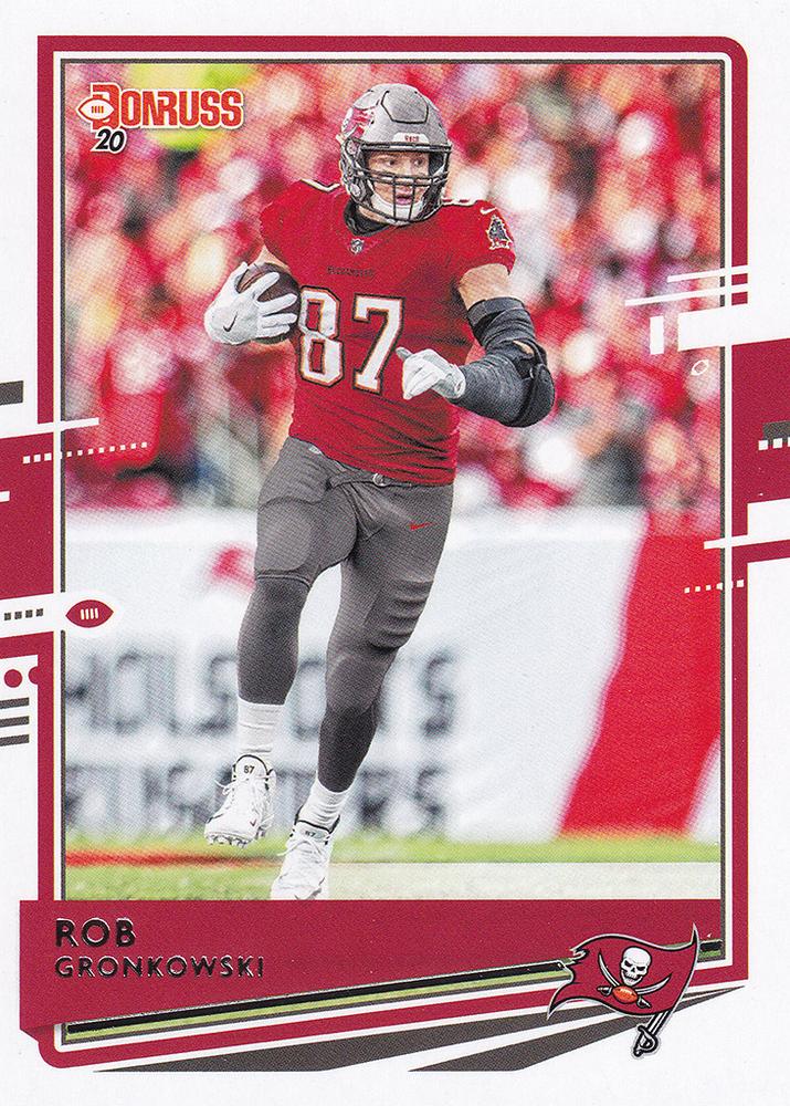Rob Gronkowski #229 Tampa Bay Buccaneers | 2020 Panini Donruss | NFL Football
