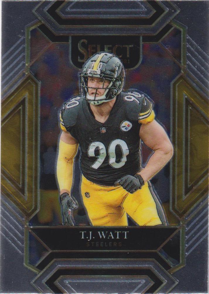 T.J. Watt #229 Pittsburgh Steelers | 2021 Panini Select |  | NFL Football