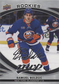 Samuel Bolduc Rookie #229 New York Islanders | 2023-24 Upper Deck MVP Silver Script