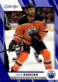 Zack Kassian #229 Edmonton Oilers | 2023-24 O-Pee-Chee Blue Border