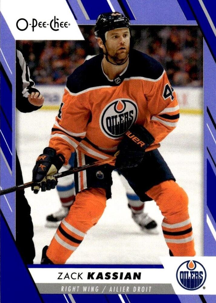 Zack Kassian #229 Edmonton Oilers | 2023-24 O-Pee-Chee Blue Border