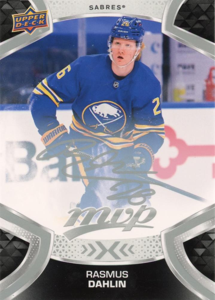 Rasmus Dahlin #22 Buffalo Sabres | 2021-22 Upper Deck MVP Silver Script