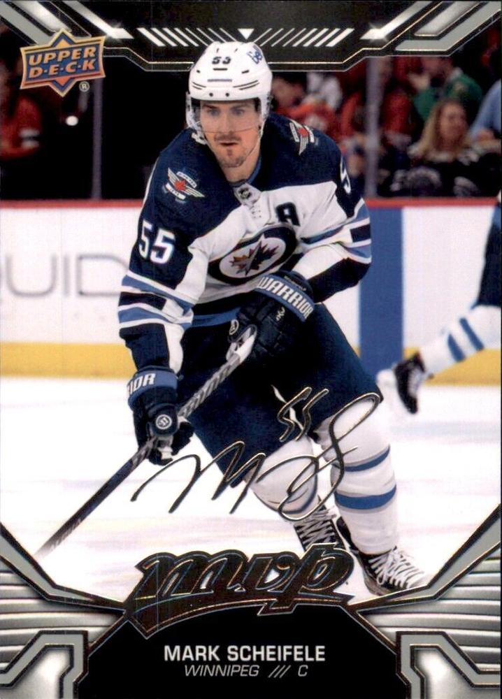 Mark Scheifele #22 Winnipeg Jets | 2022-23 Upper Deck MVP Silver Script