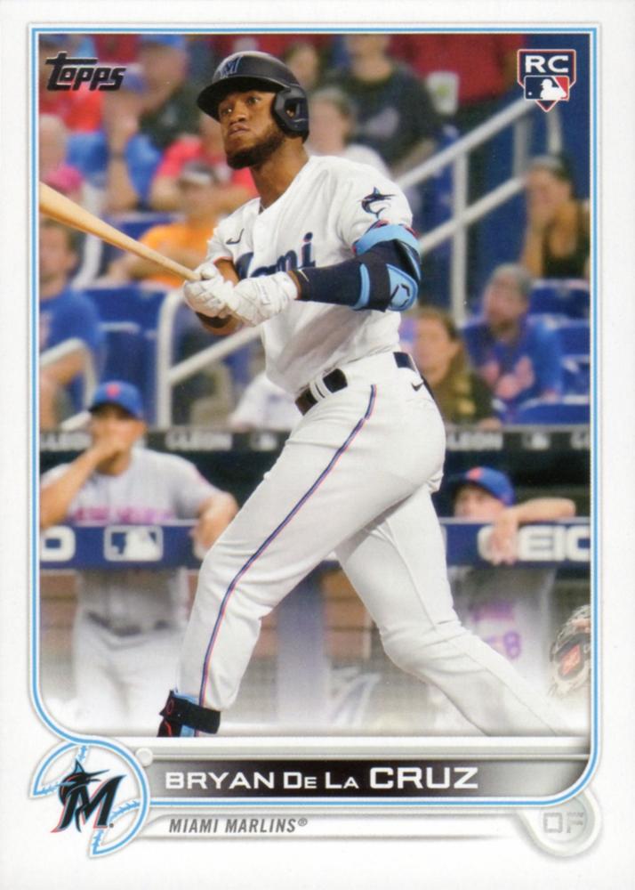 Bryan De La Cruz #22 Miami Marlins (Factory set, Large RC logo) | 2022 Topps