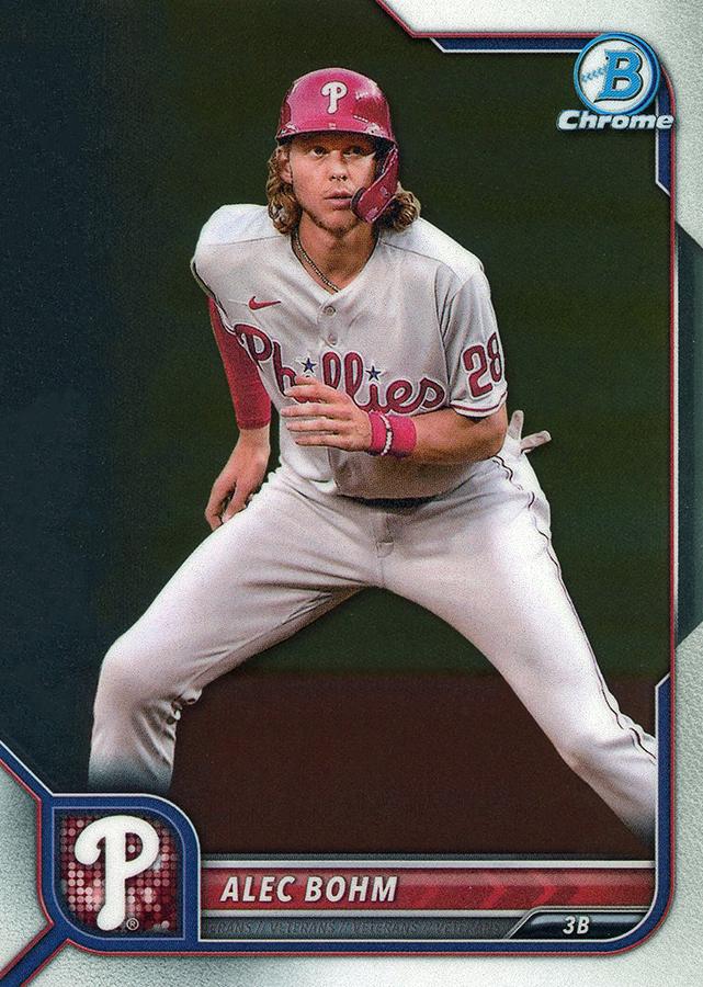 Alec Bohm #22 Philadelphia Phillies | 2022 Bowman Chrome