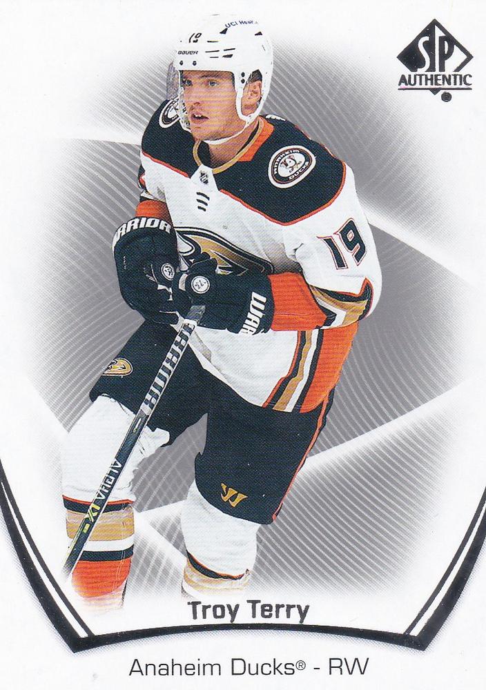 Troy Terry #22 Anaheim Ducks | 2021-22 SP Authentic