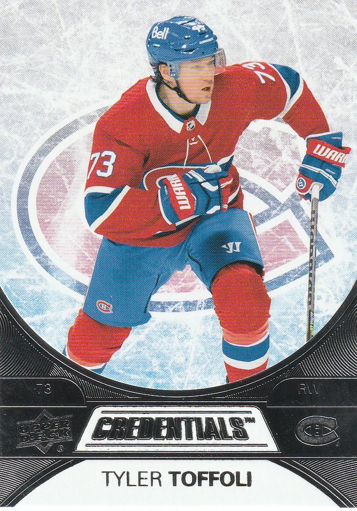 Tyler Toffoli #22 Montreal Canadiens | 2021-22 Upper Deck Credentials
