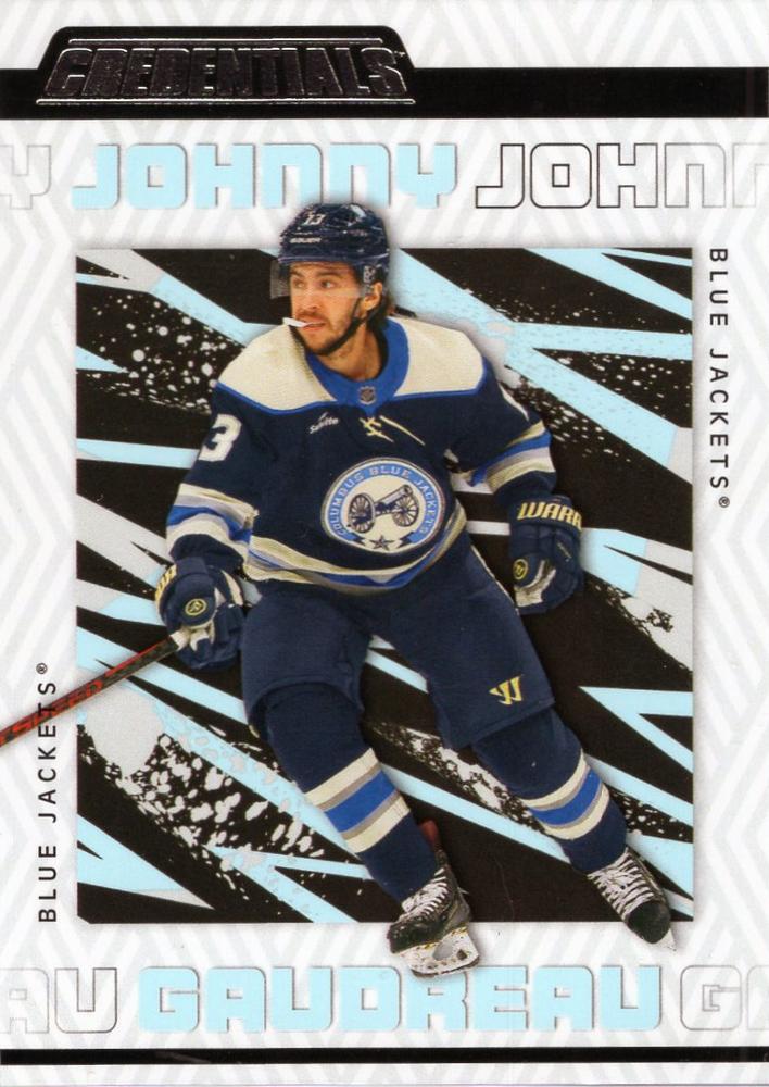 Johnny Gaudreau #22 Columbus Blue Jackets | 2023-24 Upper Deck Credentials