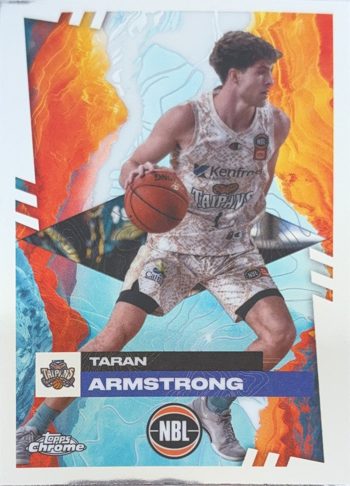 Taran Armstrong #22 Cairns Taipans | 2024-25 Topps Chrome NBL (front)