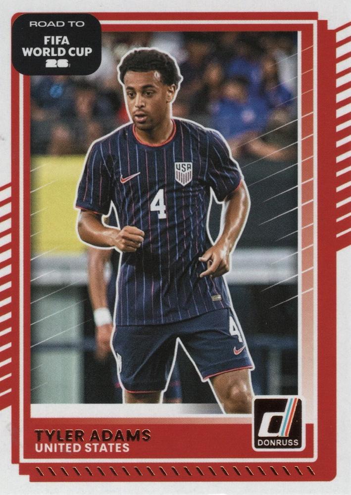 Tyler Adams #22 USA | 2025-26 Donruss Road to FIFA World Cup