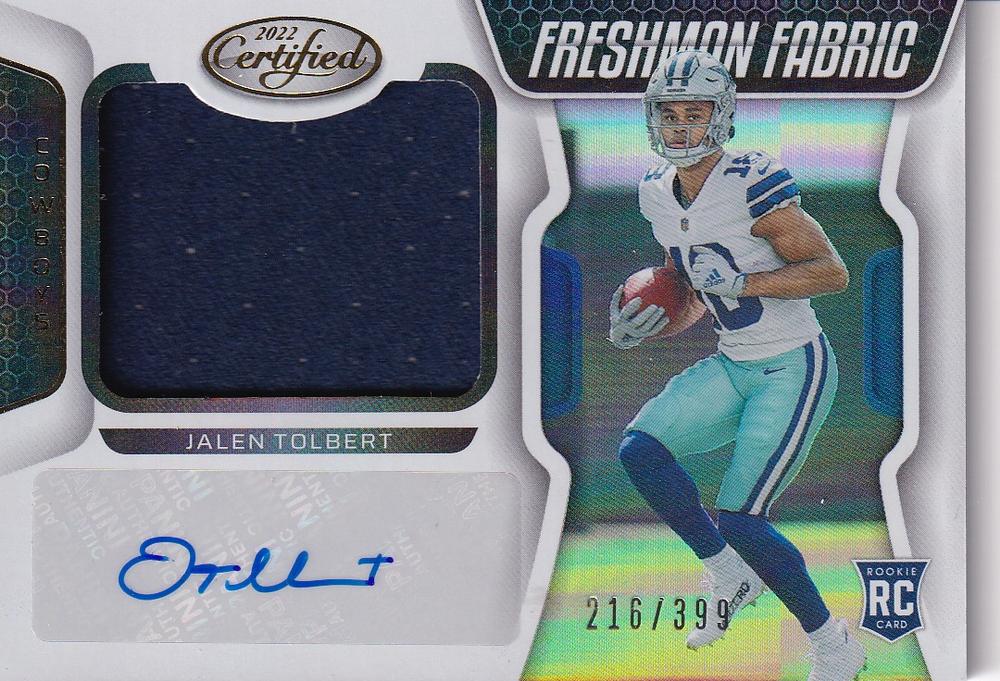 Jalen Tolbert #230 Dallas Cowboys | 2022 Panini Certified | NFL Football