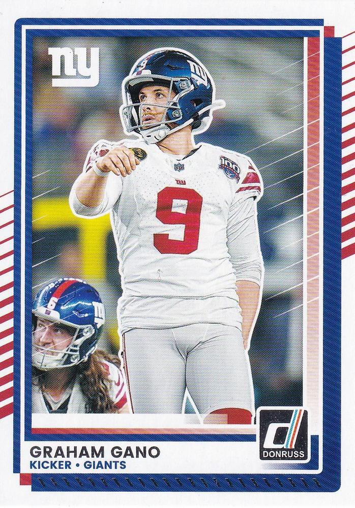Graham Gano #230 New York Giants | 2025 Donruss | NFL Football